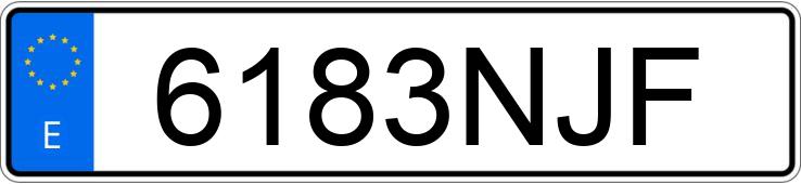 Numer rejestracyjny 6183NJF posiada DACIA DUSTER