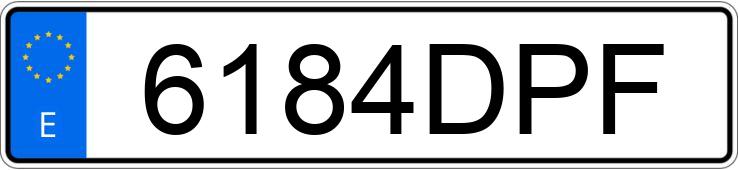 Numer rejestracyjny 6184DPF posiada VOLKSWAGEN PASSAT Numer rejestracyjny 6184DPF posiada VOLKSWAGEN PASSAT