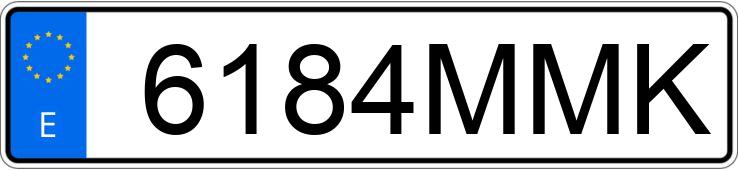 Numer rejestracyjny 6184MMK posiada FORD KUGA
