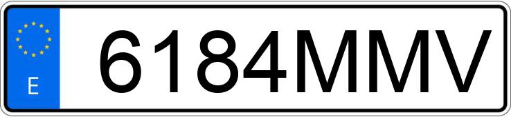 Numer rejestracyjny 6184MMV posiada KIA SPORTAGE