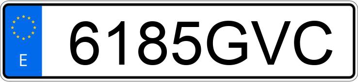 Numer rejestracyjny 6185GVC posiada MERCEDES A (168-169)