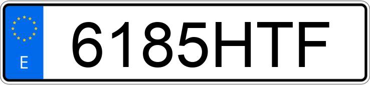 Numer rejestracyjny 6185HTF posiada JAGUAR XF Numer rejestracyjny 6185HTF posiada JAGUAR XF