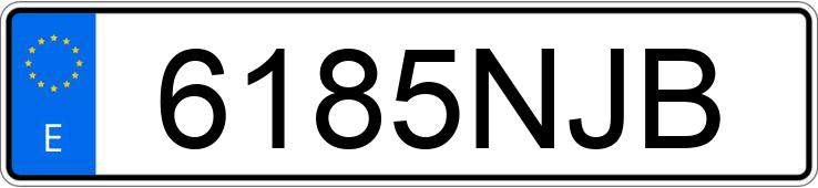 Numer rejestracyjny 6185NJB posiada IVECO CROSSWAY