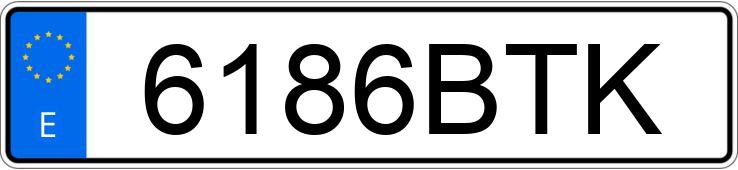 Numer rejestracyjny 6186BTK posiada SEAT LEON Numer rejestracyjny 6186BTK posiada SEAT LEON