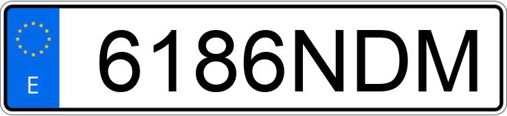 Numer rejestracyjny 6186NDM posiada HYUNDAI TUCSON