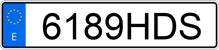 Numer rejestracyjny 6189HDS posiada KIA SPORTAGE