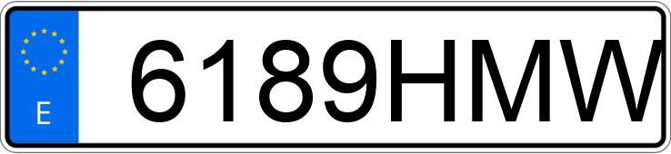 Numer rejestracyjny 6189HMW posiada SEAT IBIZA Numer rejestracyjny 6189HMW posiada SEAT IBIZA