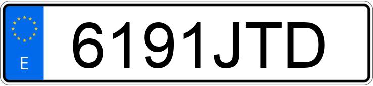 Numer rejestracyjny 6191JTD posiada VOLVO FH