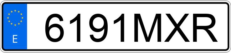 Numer rejestracyjny 6191MXR posiada SEAT IBIZA Numer rejestracyjny 6191MXR posiada SEAT IBIZA