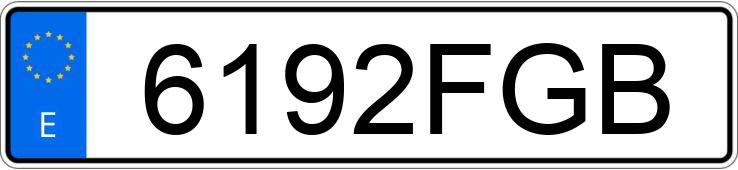 Numer rejestracyjny 6192FGB posiada BMW SERIE 3