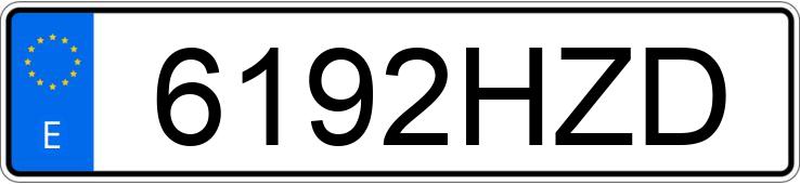 Numer rejestracyjny 6192HZD posiada RENAULT CAPTUR