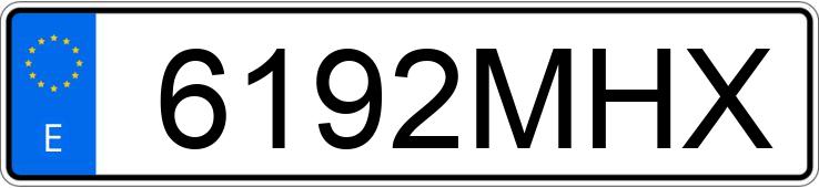 Numer rejestracyjny 6192MHX posiada BMW SERIE 2