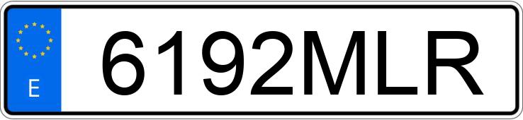 Numer rejestracyjny 6192MLR posiada AUDI A4