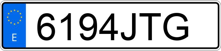 Numer rejestracyjny 6194JTG posiada AUDI A5 SPORTBACK