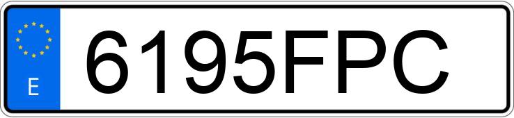 Numer rejestracyjny 6195FPC posiada SEAT LEON