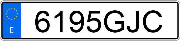 Numer rejestracyjny 6195GJC posiada PEUGEOT 807