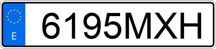 Numer rejestracyjny 6195MXH posiada FORD TRANSIT CONNECT