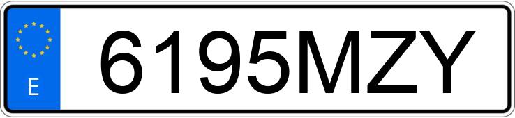 Numer rejestracyjny 6195MZY posiada CUPRA LEON SPORTSTOURER 1.5 TSI E-HYBRID DSG