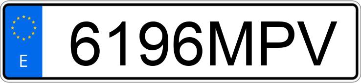 Numer rejestracyjny 6196MPV posiada DACIA SANDERO