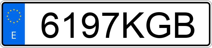 Numer rejestracyjny 6197KGB posiada HONDA CIVIC