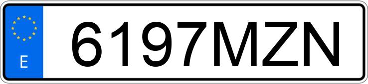 Numer rejestracyjny 6197MZN posiada PEUGEOT 2008 Numer rejestracyjny 6197MZN posiada PEUGEOT 2008