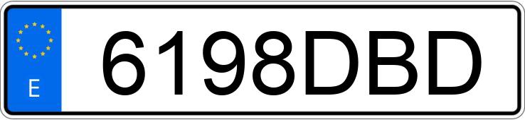 Numer rejestracyjny 6198DBD posiada FORD FOCUS Numer rejestracyjny 6198DBD posiada FORD FOCUS