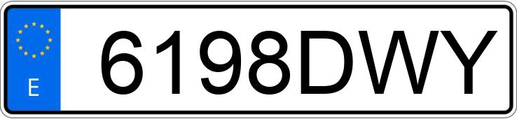 Numer rejestracyjny 6198DWY posiada SCANIA 124 Numer rejestracyjny 6198DWY posiada SCANIA 124