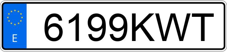 Numer rejestracyjny 6199KWT posiada SEAT IBIZA Numer rejestracyjny 6199KWT posiada SEAT IBIZA