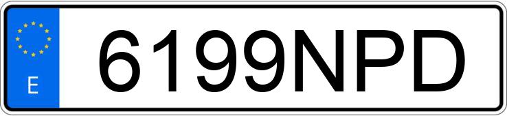 Numer rejestracyjny 6199NPD posiada PEUGEOT 208