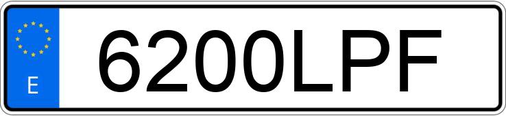 Numer rejestracyjny 6200LPF posiada IVECO DAILY
