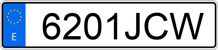 Numer rejestracyjny 6201JCW posiada SEAT LEON