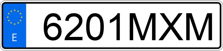 Numer rejestracyjny 6201MXM posiada BMW X2