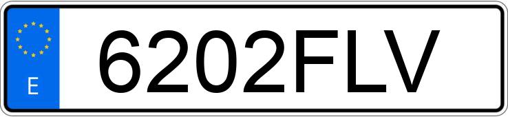 Numer rejestracyjny 6202FLV posiada VOLKSWAGEN GOLF