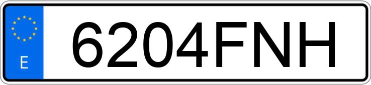 Numer rejestracyjny 6204FNH posiada VOLKSWAGEN JETTA