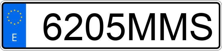 Numer rejestracyjny 6205MMS posiada MERCEDES GLC (254)