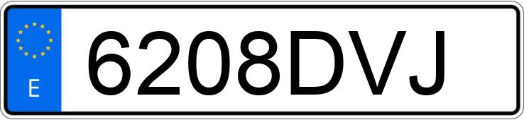 Numer rejestracyjny 6208DVJ posiada FORD FIESTA Numer rejestracyjny 6208DVJ posiada FORD FIESTA