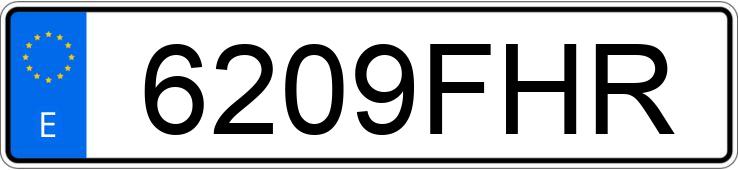 Numer rejestracyjny 6209FHR posiada AUDI A4