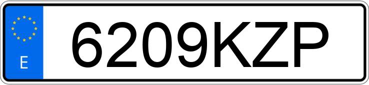 Numer rejestracyjny 6209KZP posiada FIAT TIPO