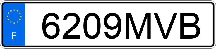 Numer rejestracyjny 6209MVB posiada BMW SERIE 5