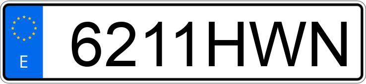 Numer rejestracyjny 6211HWN posiada SEAT LEON