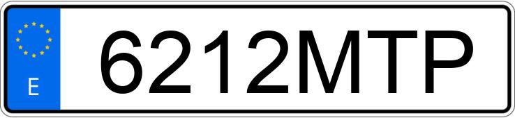 Numer rejestracyjny 6212MTP posiada MERCEDES CLE (236)