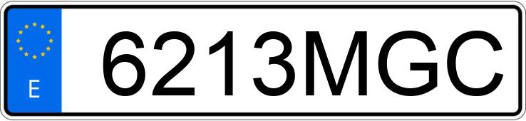 Numer rejestracyjny 6213MGC posiada YAMAHA YP 125