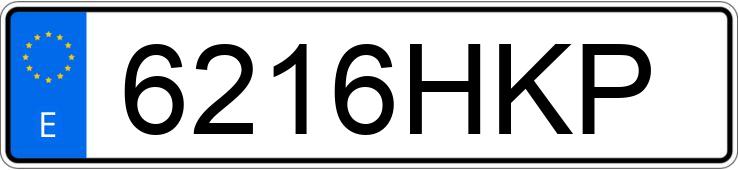 Numer rejestracyjny 6216HKP posiada MINI MINI Numer rejestracyjny 6216HKP posiada MINI MINI