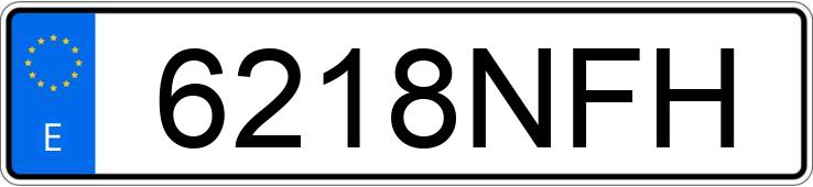 Numer rejestracyjny 6218NFH posiada TOYOTA C-HR Numer rejestracyjny 6218NFH posiada TOYOTA C-HR