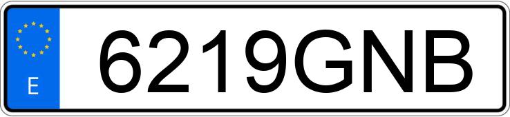 Numer rejestracyjny 6219GNB posiada SEAT IBIZA