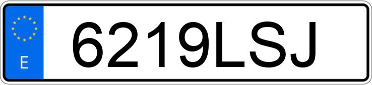 Numer rejestracyjny 6219LSJ posiada BMW SERIE 7