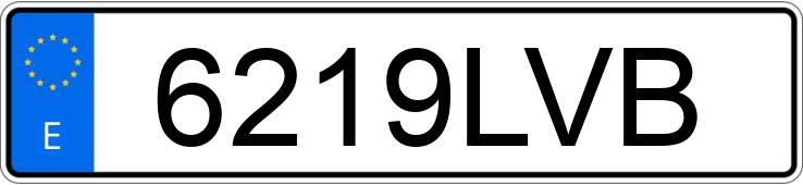 Numer rejestracyjny 6219LVB posiada VOLKSWAGEN GOLF SPORTSVAN