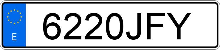 Numer rejestracyjny 6220JFY posiada SEAT IBIZA Numer rejestracyjny 6220JFY posiada SEAT IBIZA