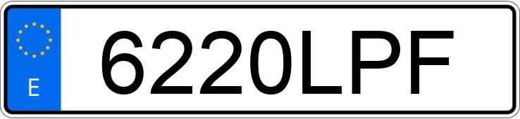 Numer rejestracyjny 6220LPF posiada FORD C-MAX