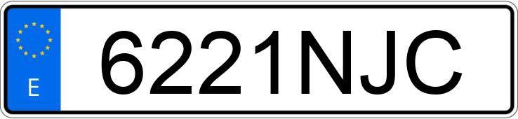 Numer rejestracyjny 6221NJC posiada MERCEDES GLC (254)